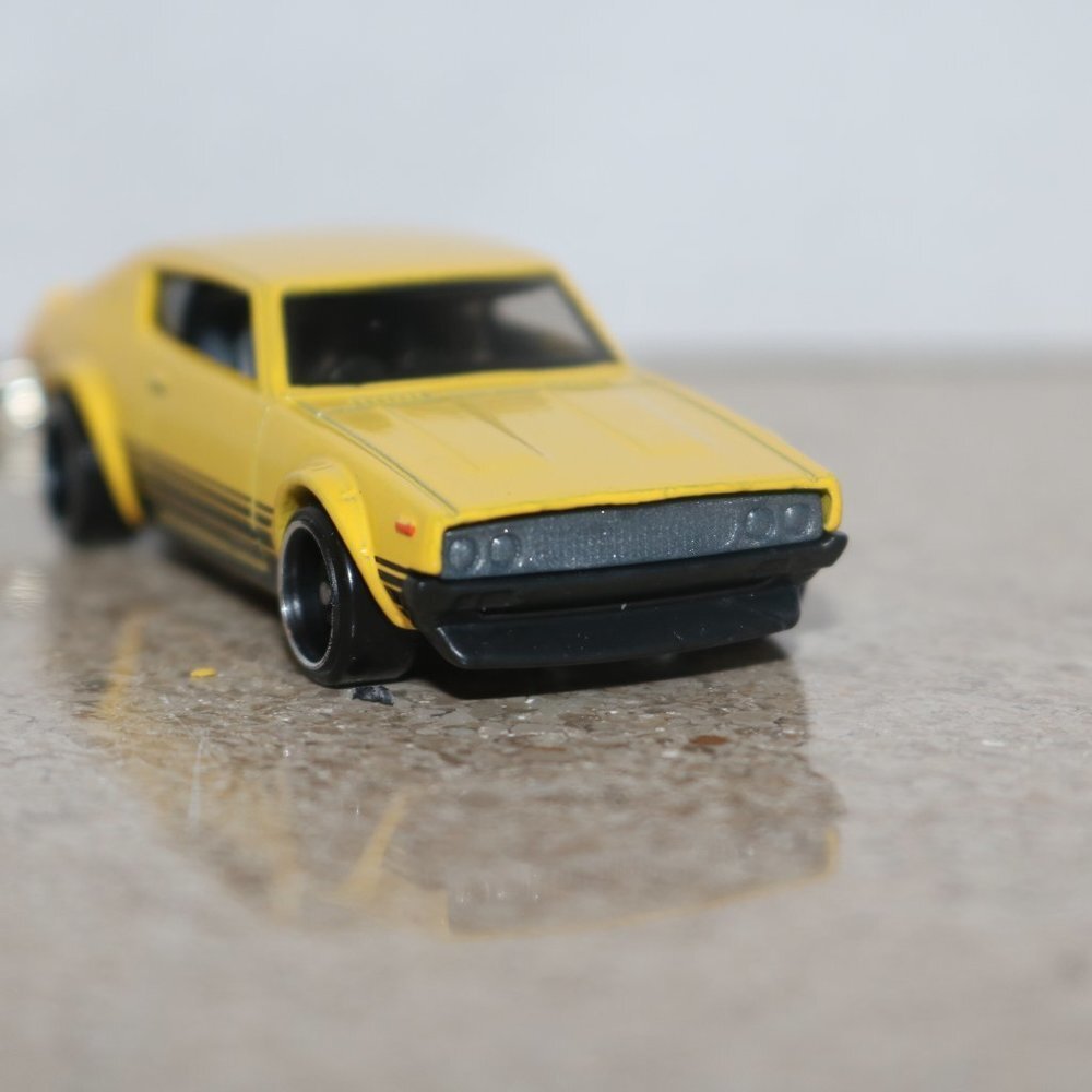 Hot Wheels Then and Now Skyline CUSTOM keychain